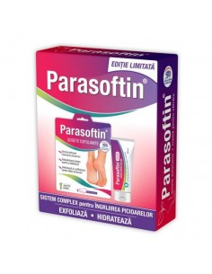 Parasoftin x 2 sosete exfoliante  crema pentru calcaie x...
