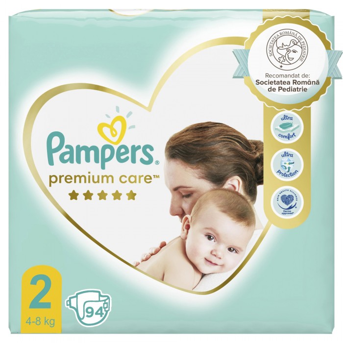 Pampers nr 2 premium care, 94 buc, Procter & Gamble