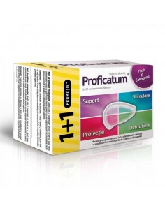 Pachet Proficatum, 2 x 30 de comprimate, Aflofarm