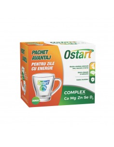 Ostart complex CaMgZnSeD3 2bls x 10 cpr film  cana cadou