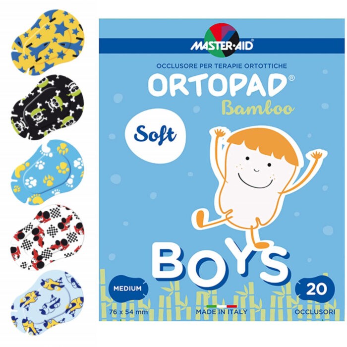 Ortopad Soft Boys Mediu plasturi oculari x 20buc cod 103,12