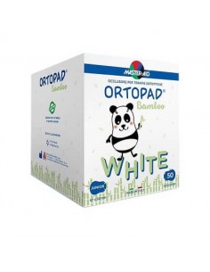 Ortopad Alb 76x54 mm Mediu plasturi oculari, 50buc cod...