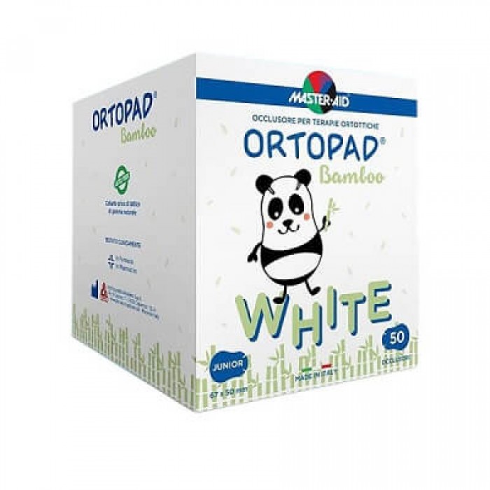 Ortopad Alb 76x54 mm Mediu plasturi oculari, 50buc cod 100,87