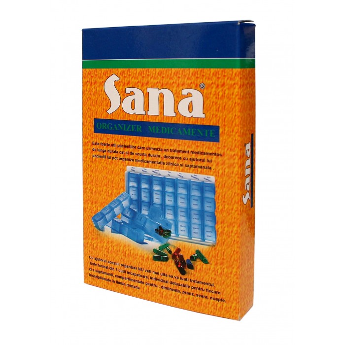 Organizer saptamanal medicamente