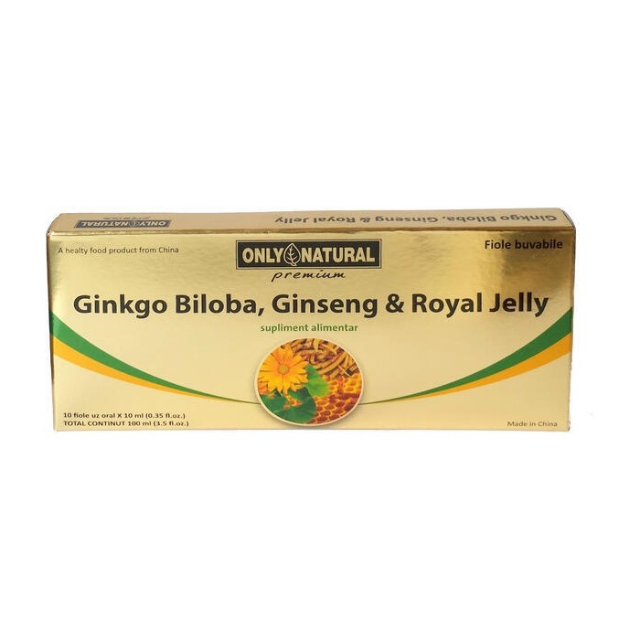 On ginkgo biloba  ginseng  royal jelly x 60 cps