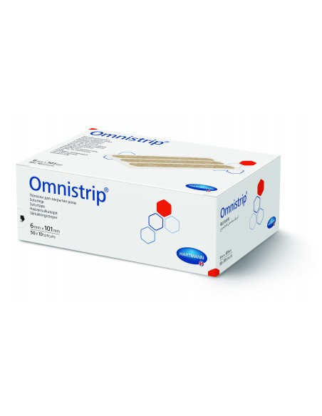 Omnistrip 6mm x 38 mm - plasture pentru inlocuirea suturilor chirurgicale, 50 bucati, PAUL HARTMANN AG