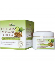 Crema pentru masaj facial Oily Skin massage, 50 ml, Ayurmed