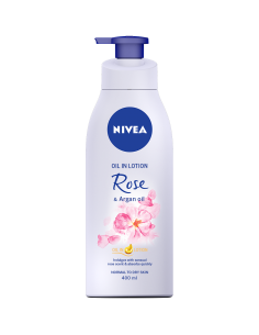 Nivea lapte rose % argan x 400 ml