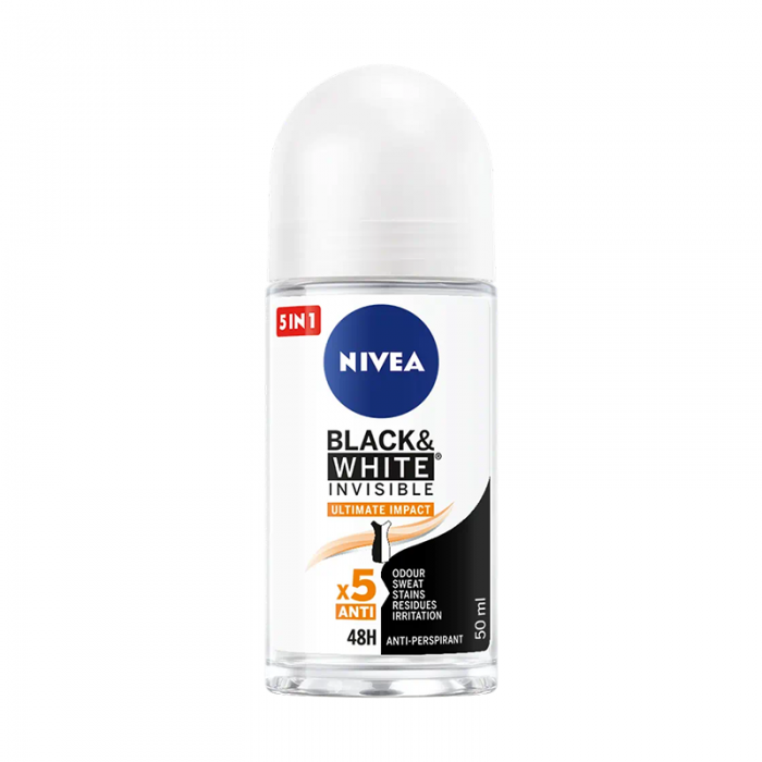 Nivea women deo roll-on, black&white ultimate impact, 50 ml, Beiersdorf Medical