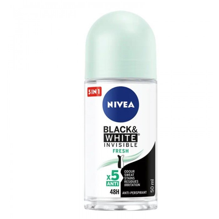 Nivea women deo roll on black&white fresh, 50 ml, Beiersdorf Medical
