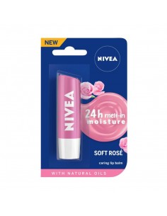 Nivea Lip Care Care & Colour Rose, 4.8 g