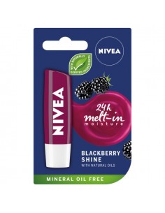 NIVEA Pearly Shine / Blackberry Shine Caring Lip Balm –...