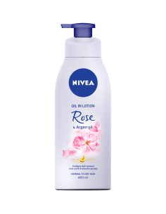 Nivea lapte corp rose & argan oil x 200 ml