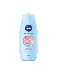 Nivea gel dus creme clay hibiscus&white x 500 ml