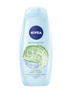 Nivea gel dus creme clay ginger&basil, 500 ml, Beiersdorf...
