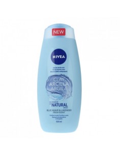 Nivea gel dus clay blue agave & lavander x 500 ml