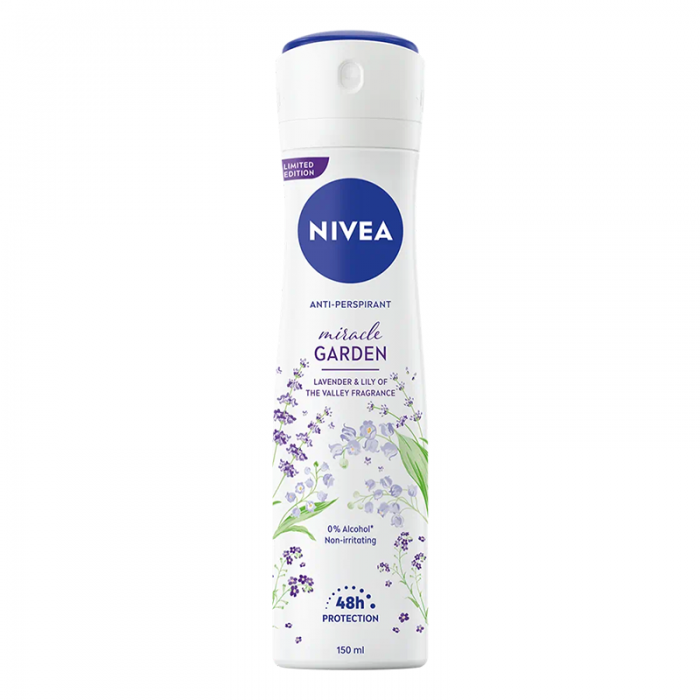 Nivea deo spray miracle garden lavender & lily, 150 ml, Beiersdorf Medical