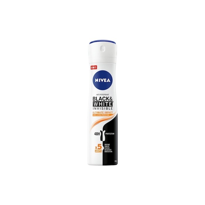 Nivea Deo spray B&W Ultimate Impact, 150 de mililitri, Beiersdorf