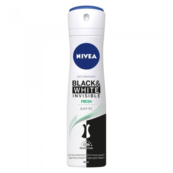 Nivea Deo spray B&W fresh, 150 de mililitri, Beiersdorf