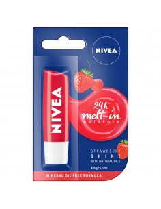NIVEA Lip Care Fruit Shine – căpșuni, 4,8 g