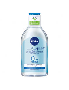 Nivea apa micelara 5 in 1 normal skin, fara parfum, 400...