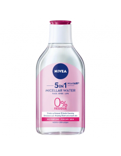 Nivea apa micelara 5in1 dry skin, fara parfum, 400 ml,...