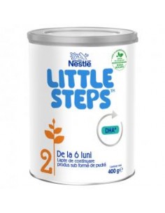 Lapte Praf Little Steps 2 x 400g