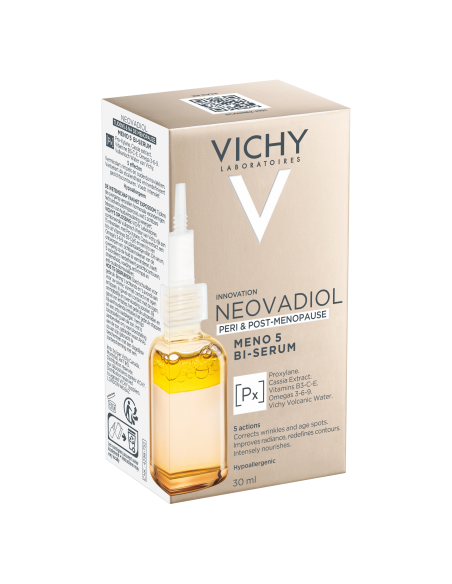 Neovadiol Peri & Post Menopause Meno 5, Ser Bifazic, Fermitate Si Uniformizare A Tenului, 30 Ml, Vichy