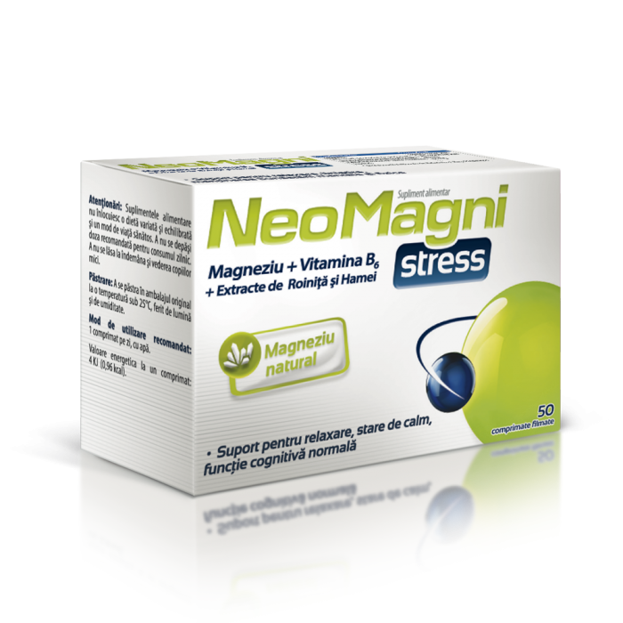 Neomagni stres, 50 comprimate, Aflofarm