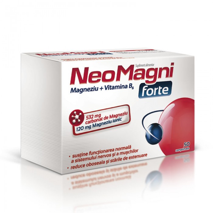 Neomagni Forte, 50 de comprimate, Aflofarm