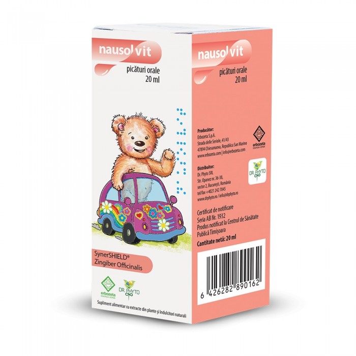 Nausolvit picaturi orale, 20 ml, Dr Phyto