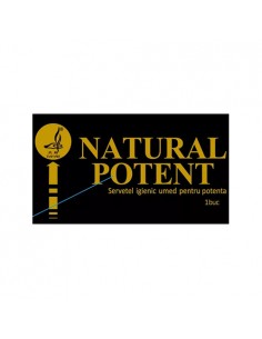 Servețel igienic umed Natural Potent, 1 buc