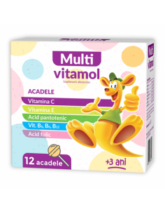 Acadele Multivitamol 3, 12 buc, Zdrovit