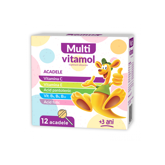 Acadele Multivitamol 3, 12 buc, Zdrovit