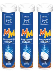 Multivitamine  multiminerale x 20 cpr efervescente 21