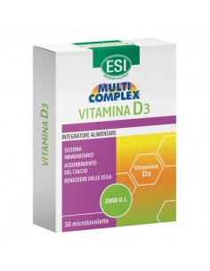 Multicomplex Vitamina D3 2000 UI,30 tablete, ESI Italia