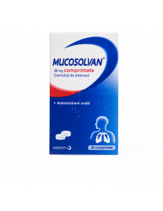 Mucosolvan 30 mg x 20 cpr, Sanofi Romania S.R.L. - Romania