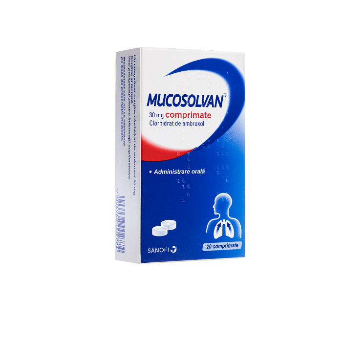 Mucosolvan 30 mg x 20 cpr, Sanofi Romania...
