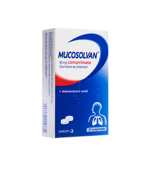 Mucosolvan 30 mg x 20 cpr, Sanofi Romania S.R.L. - Romania