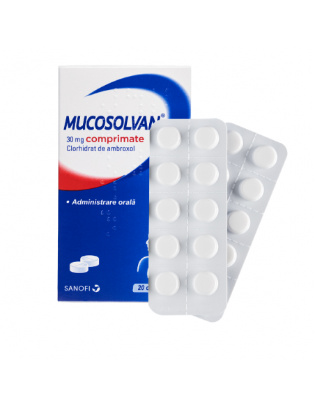 Mucosolvan 30 mg x 20 cpr, Sanofi Romania S.R.L. - Romania