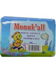Monuk hartie igienica kids x 60 buc