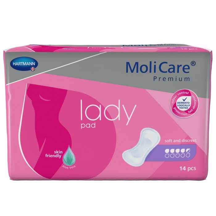 Molicare premium lady pad 4,5 picaturi tampoane pentru incontinenta usoara, 14 bucati, PAUL HARTMANN AG
