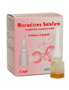 Microclisme copii, 6doze, 3g, Sintofarm