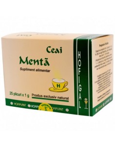 Menta ceai 25 plicuri x 1g