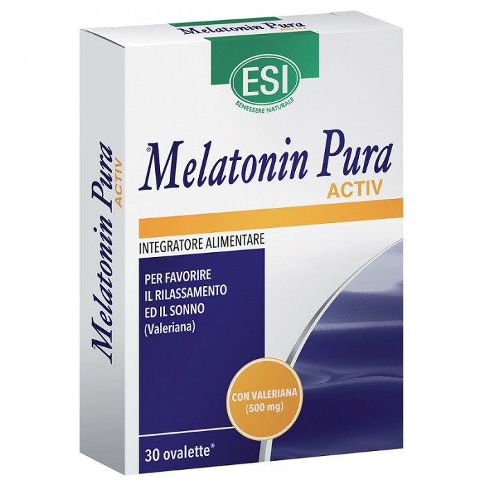 Melatonina pura activ, 30 tablete, ESI