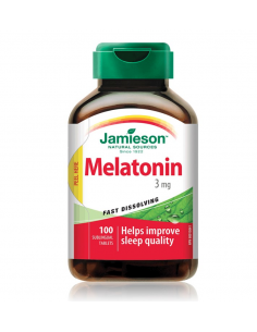 Melatonina 3 mg – 100 comprimate sublinguale (Jamieson)
