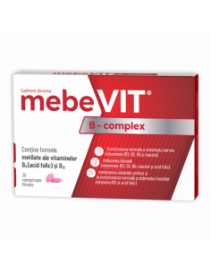 Mebevit B complex, 30 comprimate, Zdrovit