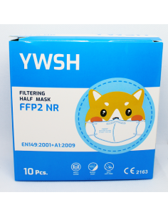 Masca de protectie FFP 2 fara supapa pentru copii, 10...