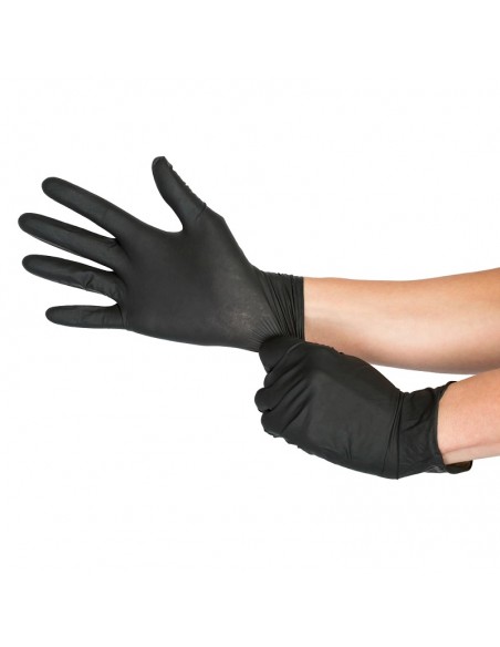 Manusi pentru examinare din nitril, nepudrate, albastre, marimea M, 100 de bucati, Vogt Medical