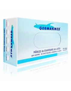 Manusi pentru examinare din latex, pudrate, marimea XL,...
